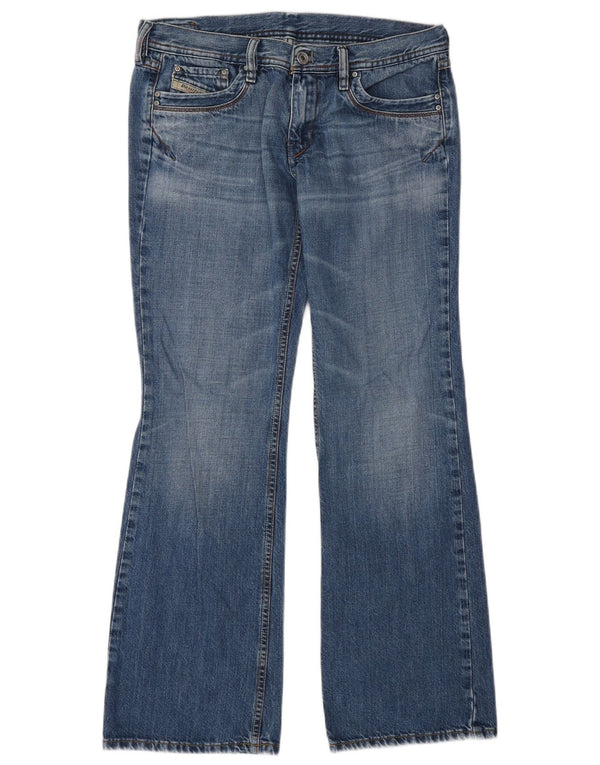 Diesel Womens Bootcut Jeans W28 L30 Blue Cotton