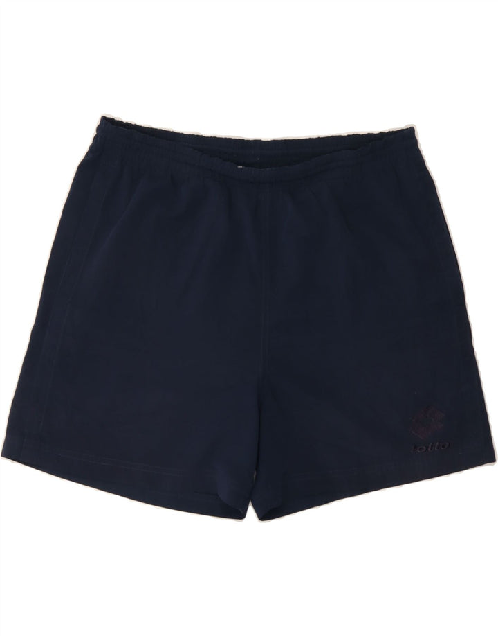 LOTTO Mens Sport Shorts Large  Navy Blue Vintage Lotto and Second-Hand Lotto from Messina Hembry 