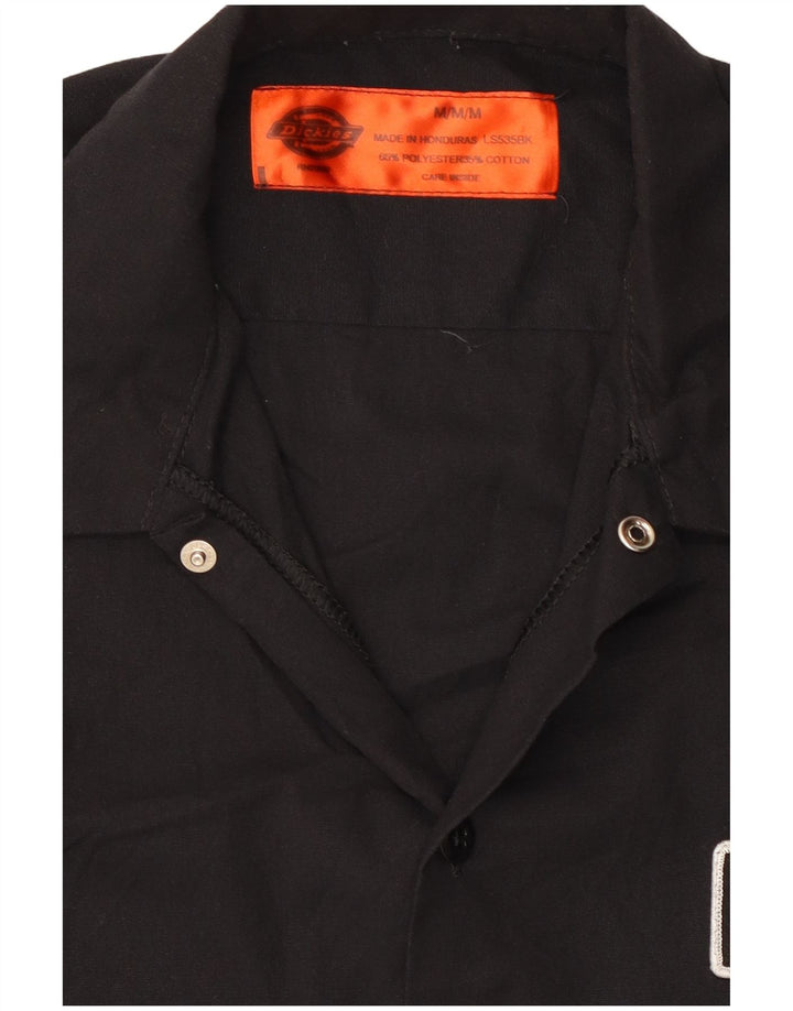 Dickies Mens Graphic Short Sleeve Shirt Medium Black Polyester