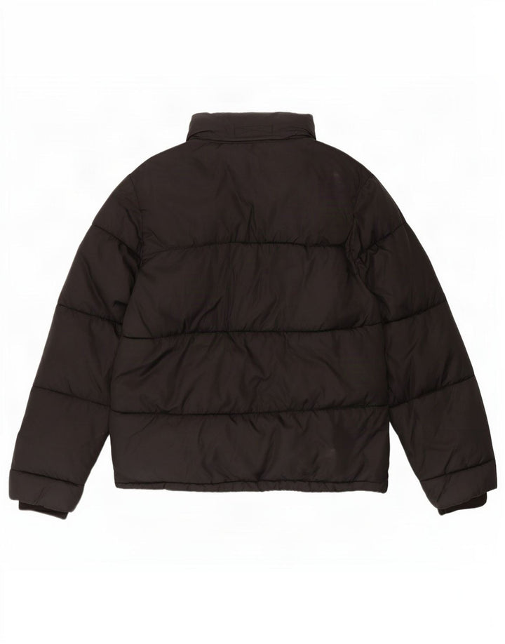 Hollister Mens Padded Jacket UK 38 Medium Black Polyester