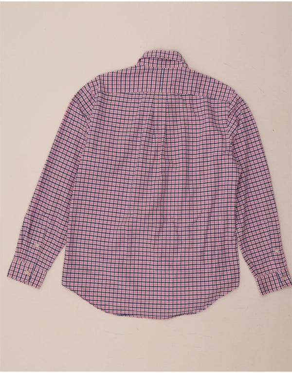 Ralph Lauren Mens Checked  Shirt Medium Pink Gingham