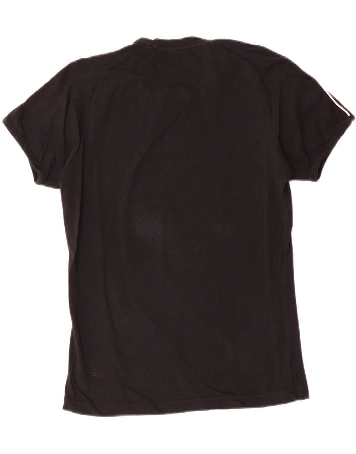 CHAMPION Womens T-Shirt Top UK 12 Medium Black