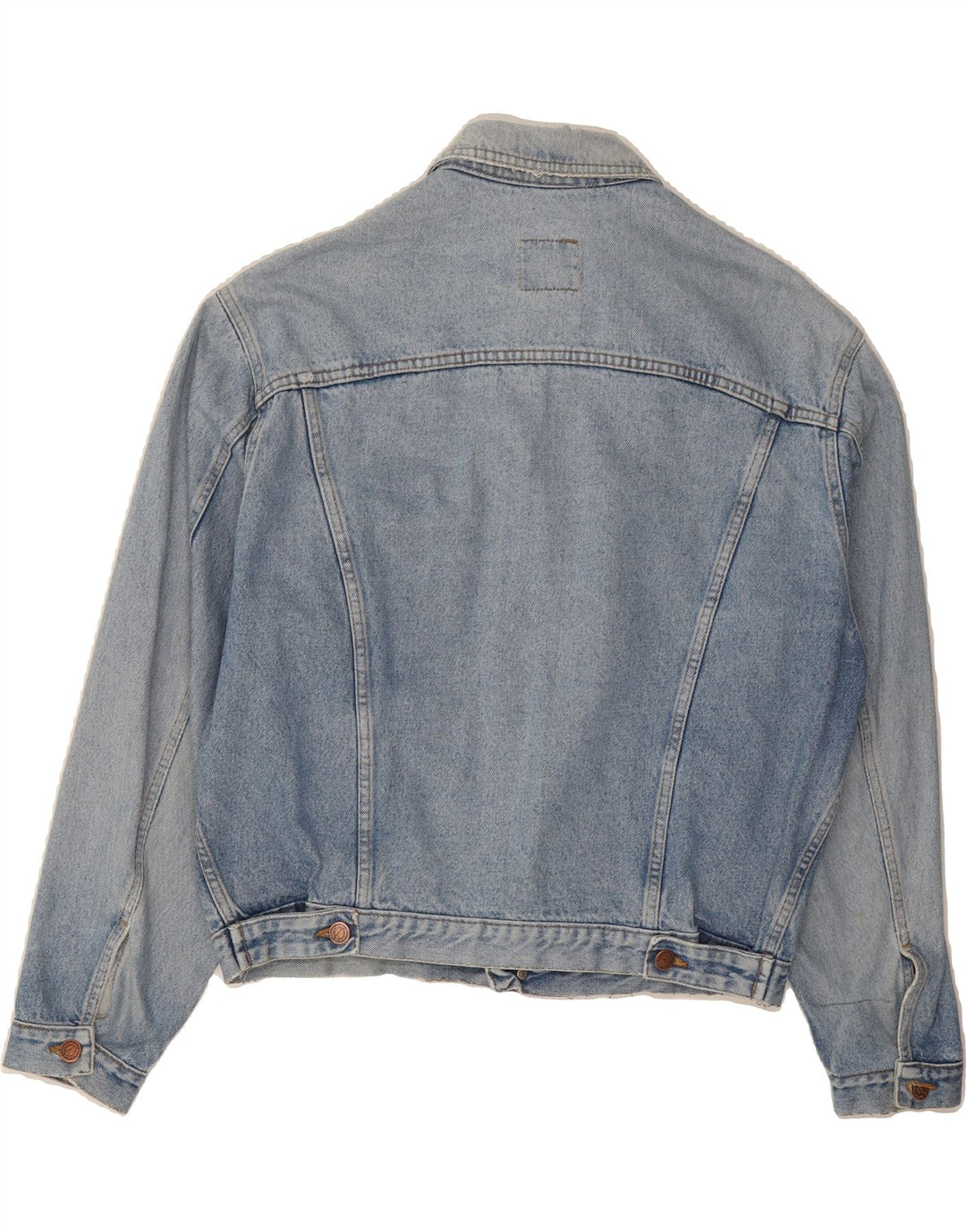 BENETTON Mens Denim Jacket IT 46 Small Blue Cotton Vintage Benetton and Second-Hand Benetton from Messina Hembry 