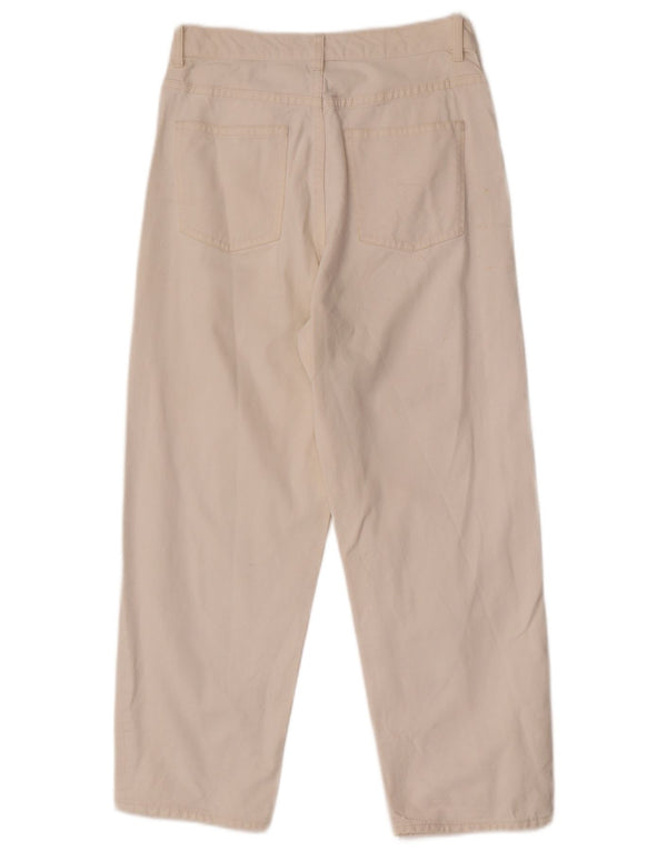 Cos Womens High Waist Cropped Jeans W26 L24 White Cotton