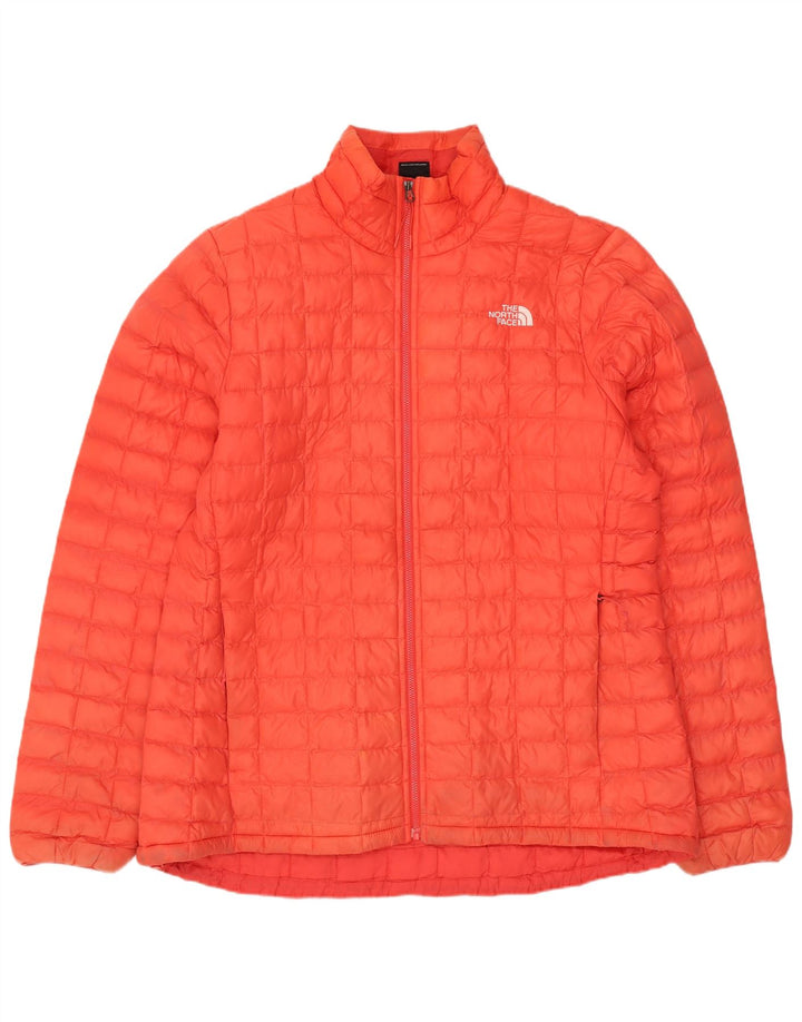 THE NORTH FACE Womens Padded Jacket UK 18 XL Orange Polyester