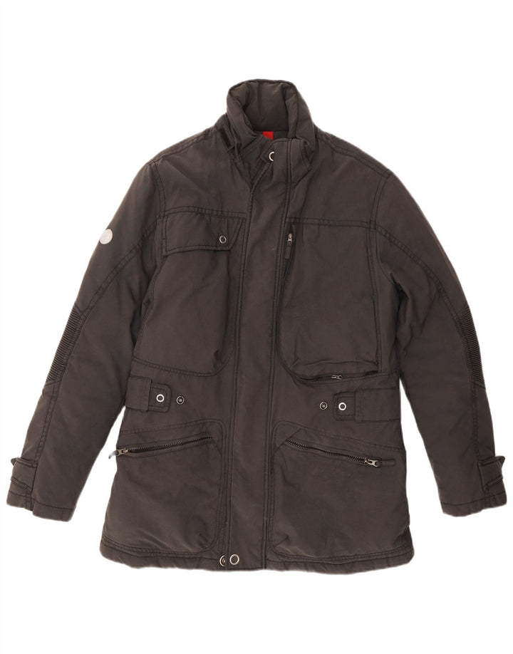 Invicta Mens Padded Jacket UK 40 Large Grey Nylon