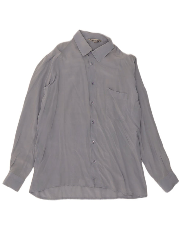 Pancaldi & B Mens Shirt Size 16 41 Large Grey