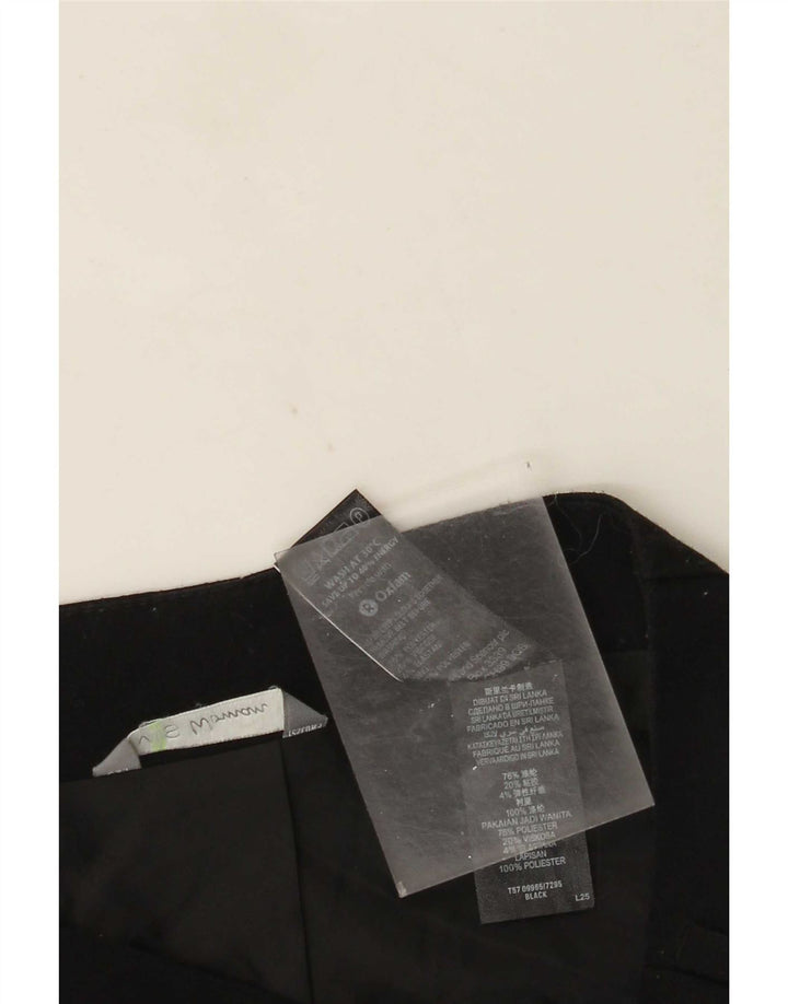 Marks & Spencer Womens Mini Skirt UK 12 Medium W30 Black Polyester