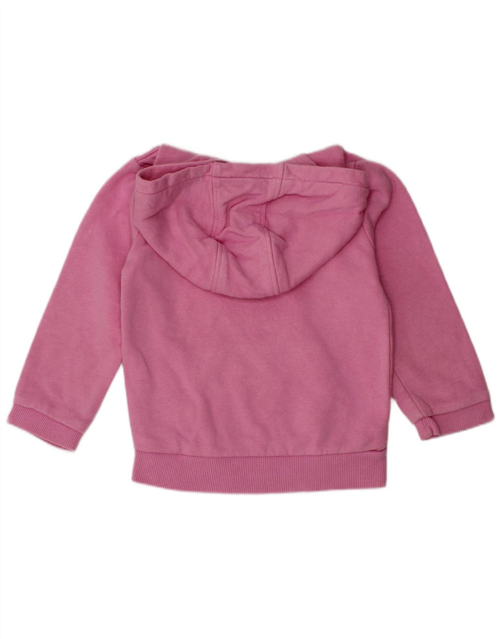 ELLESSE Baby Girls Graphic Hoodie Jumper 18-24 Months Pink Cotton