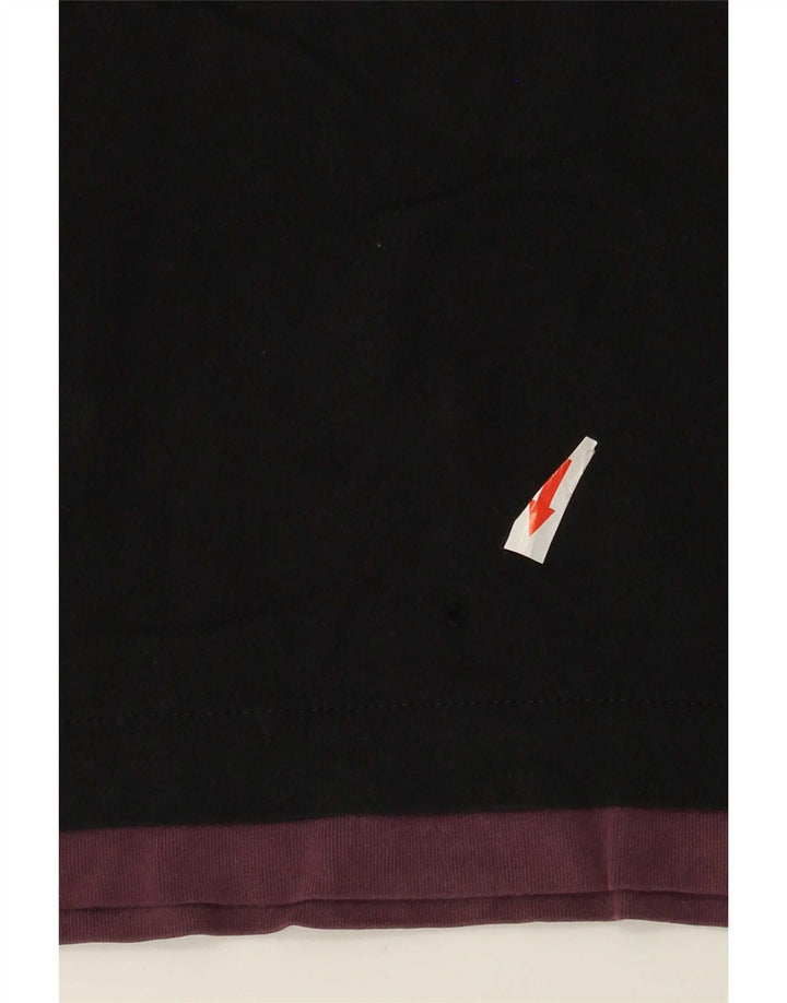 Puma Mens Top Long Sleeve Medium Black Colourblock
