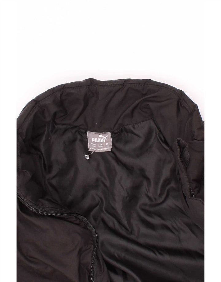 Puma Boys Graphic Padded Jacket 9-10 Years Black Polyester