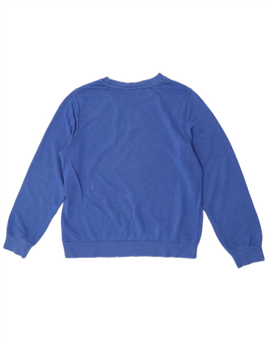 Marks & Spencer Womens Sweatshirt Jumper UK 12 Medium Blue Cotton