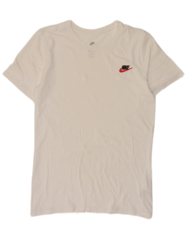 Nike Mens T-Shirt Top Small White Cotton