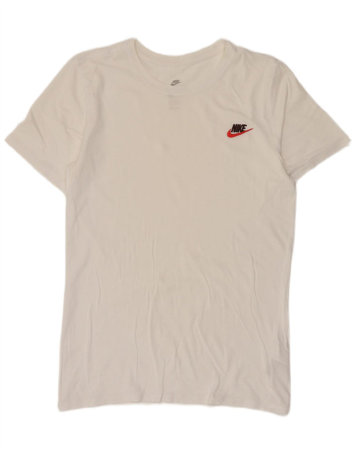 Nike Mens T-Shirt Top Small White Cotton