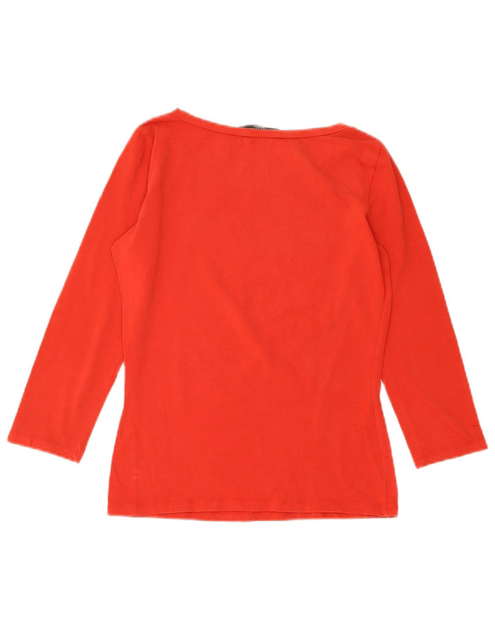 Max Mara Womens Weekend Top 3/4 Sleeve UK 10 Small Red