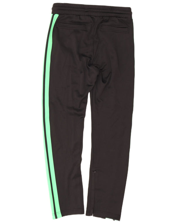 Diesel Mens Graphic Tracksuit Trousers Small Black Colourblock Nylon