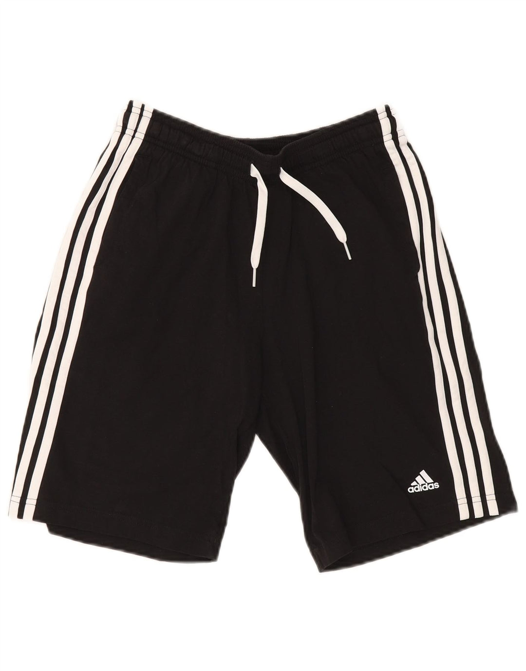 ADIDAS Boys Sport Shorts 13-14 Years  Black Cotton