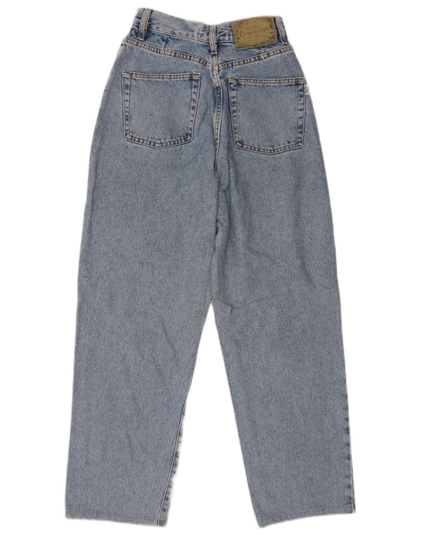 Vintage Womens Regular Fit High Waist Jeans W27 L27 Blue Cotton
