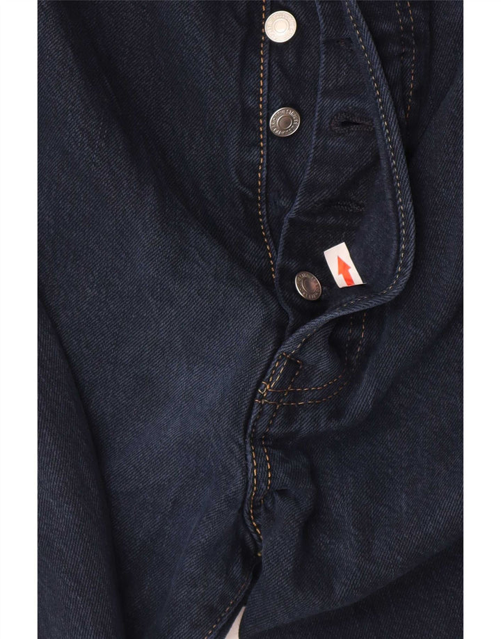 Levi's Mens 501 Straight Jeans W42 L32 Navy Blue