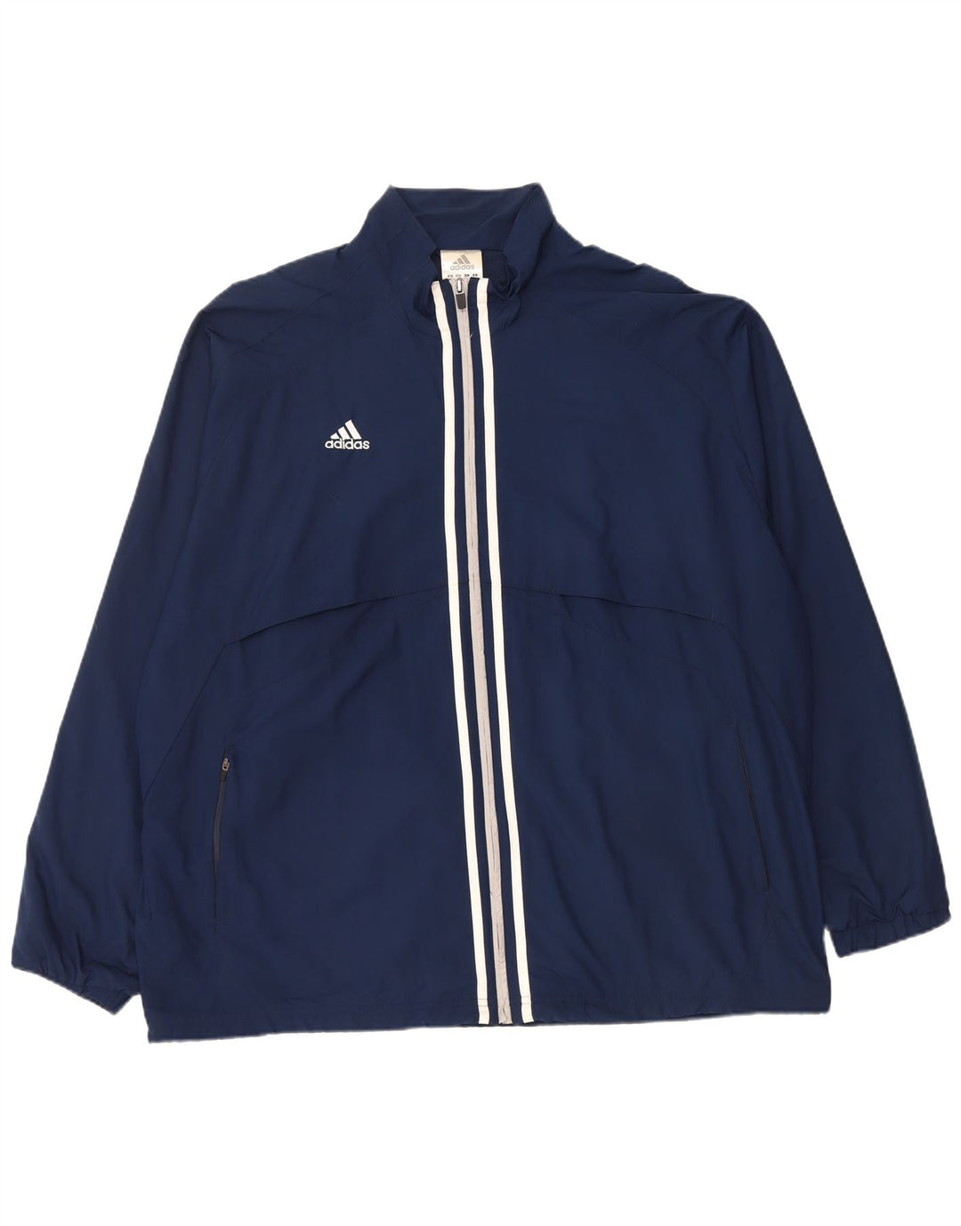 Adidas Mens Climalite Rain Jacket UK 42 XL Navy Blue Polyester