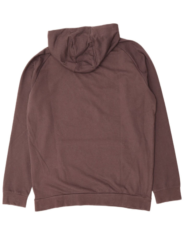 HUMMEL Mens Graphic Hoodie Jumper XL Black Cotton