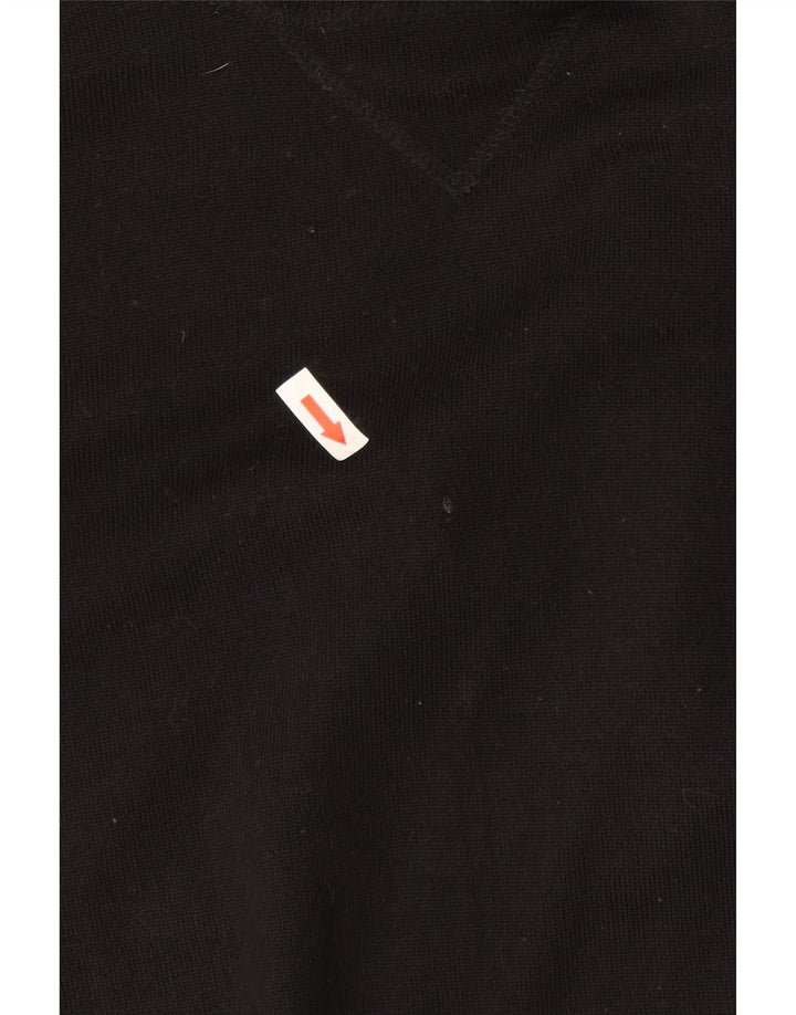 Zu Elements Womens Roll Neck Jumper Sweater UK 12 Medium Black