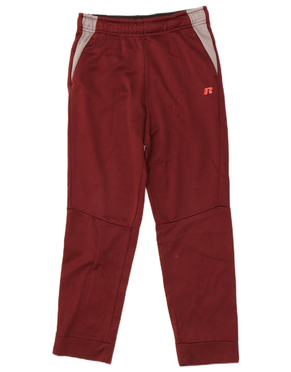 Russell Athletic Boys Tracksuit Trousers Joggers 14-15 Years XL Maroon