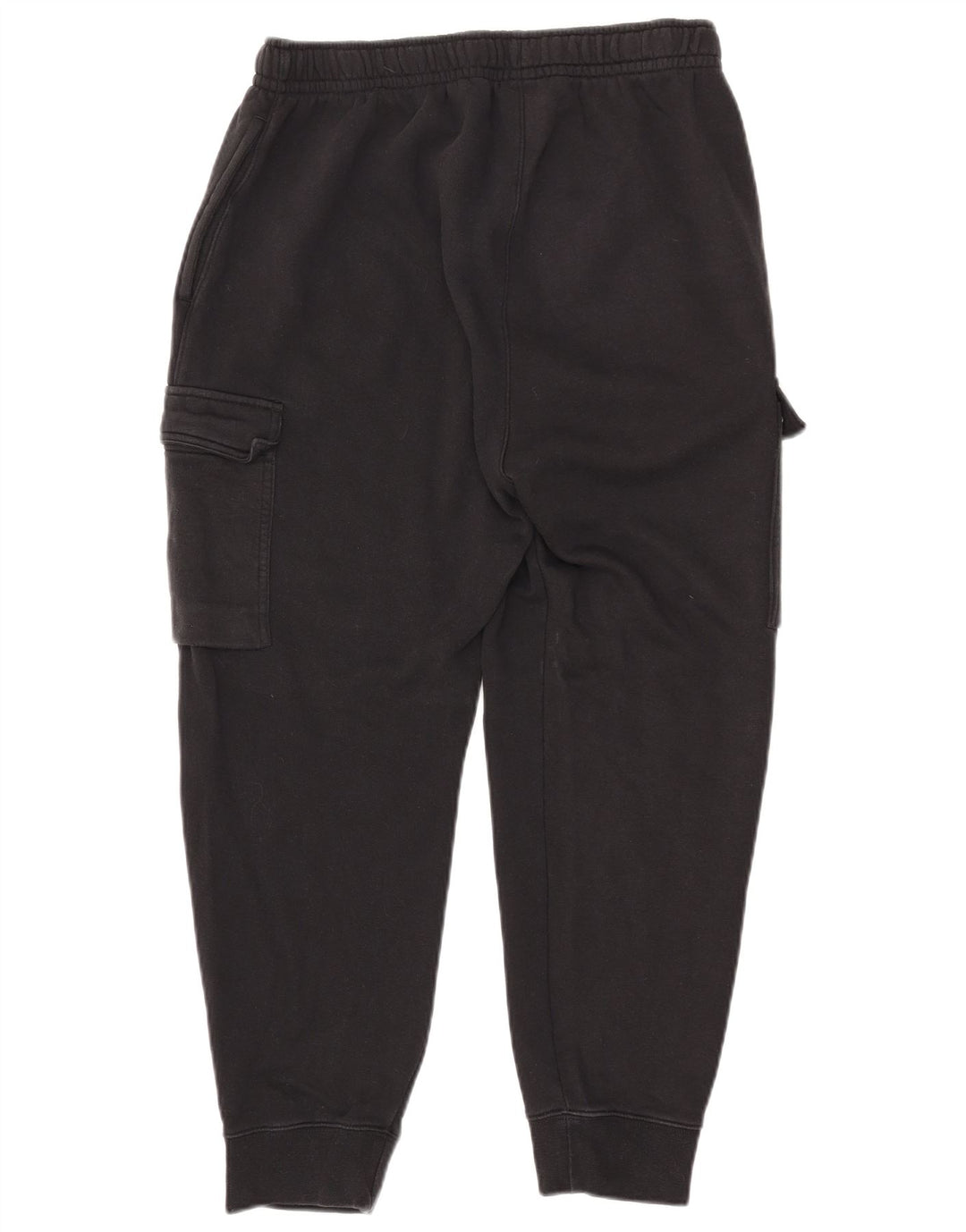 NIKE Mens Cargo Tracksuit Trousers Joggers Large  Black Cotton