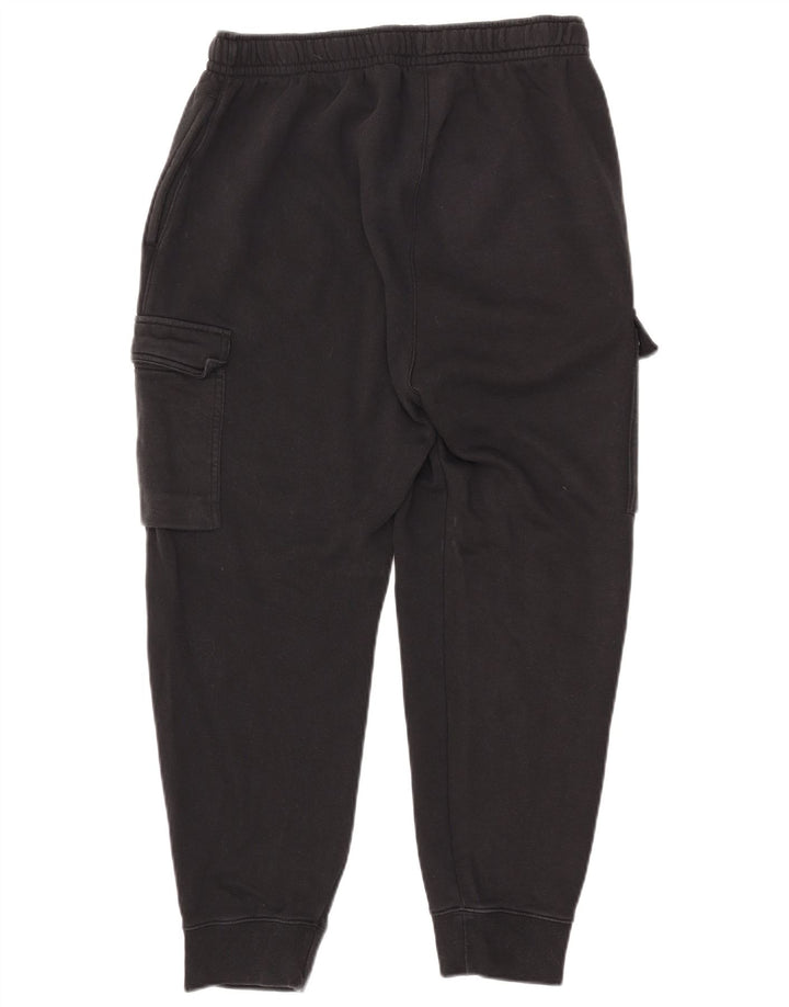 NIKE Mens Cargo Tracksuit Trousers Joggers Large  Black Cotton