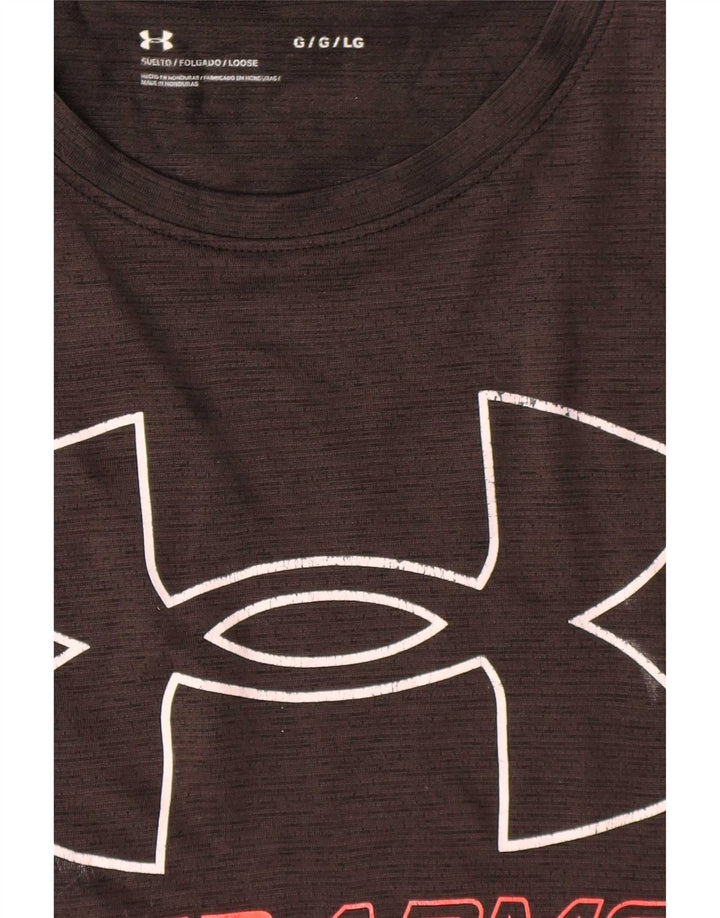 Under Armour Mens Graphic T-Shirt Top Large Black