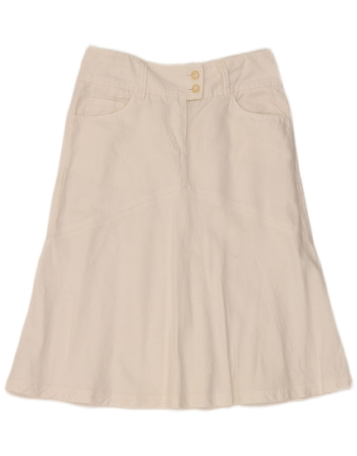 Marlboro Classics Womens A-Line Skirt EU 40 Medium W28 White
