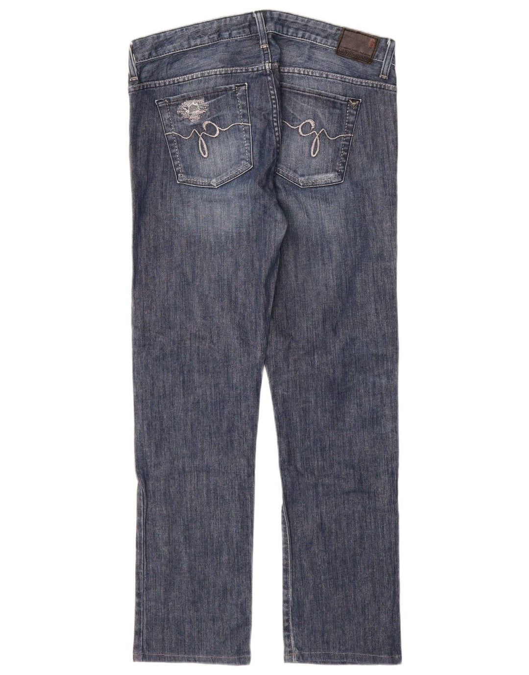 Guess Womens Slim Jeans W30 L30 Blue Cotton