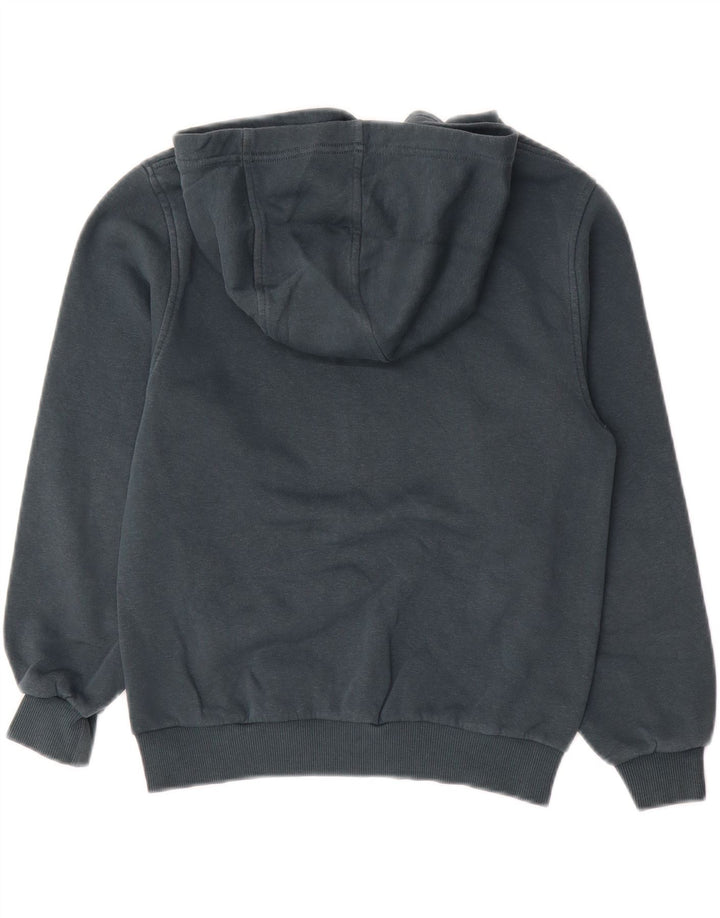 NIKE Boys Hoodie Jumper 10-11 Years Medium Green Cotton