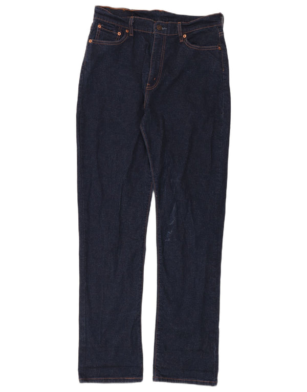 Levi's Mens 583 Straight Jeans W33 L32 Navy Blue Cotton