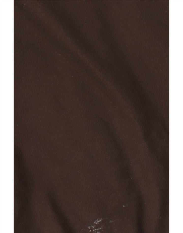 Marlboro Classics Mens Waxed Cotton Overcoat UK 36 Small Brown