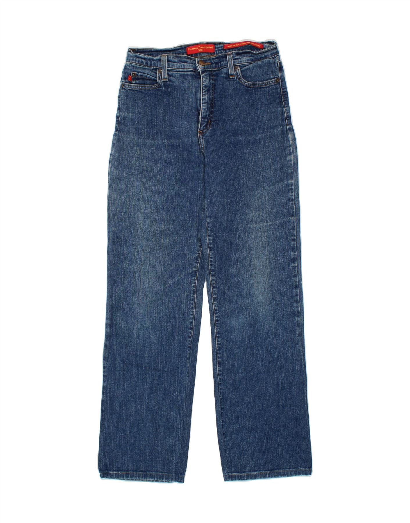NYDJ Womens Straight Jeans US 6 Medium W30 L30 Blue Cotton Vintage NYDJ and Second-Hand NYDJ from Messina Hembry 