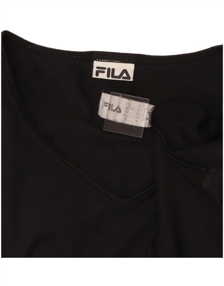 FILA Mens T-Shirt Top Large Black