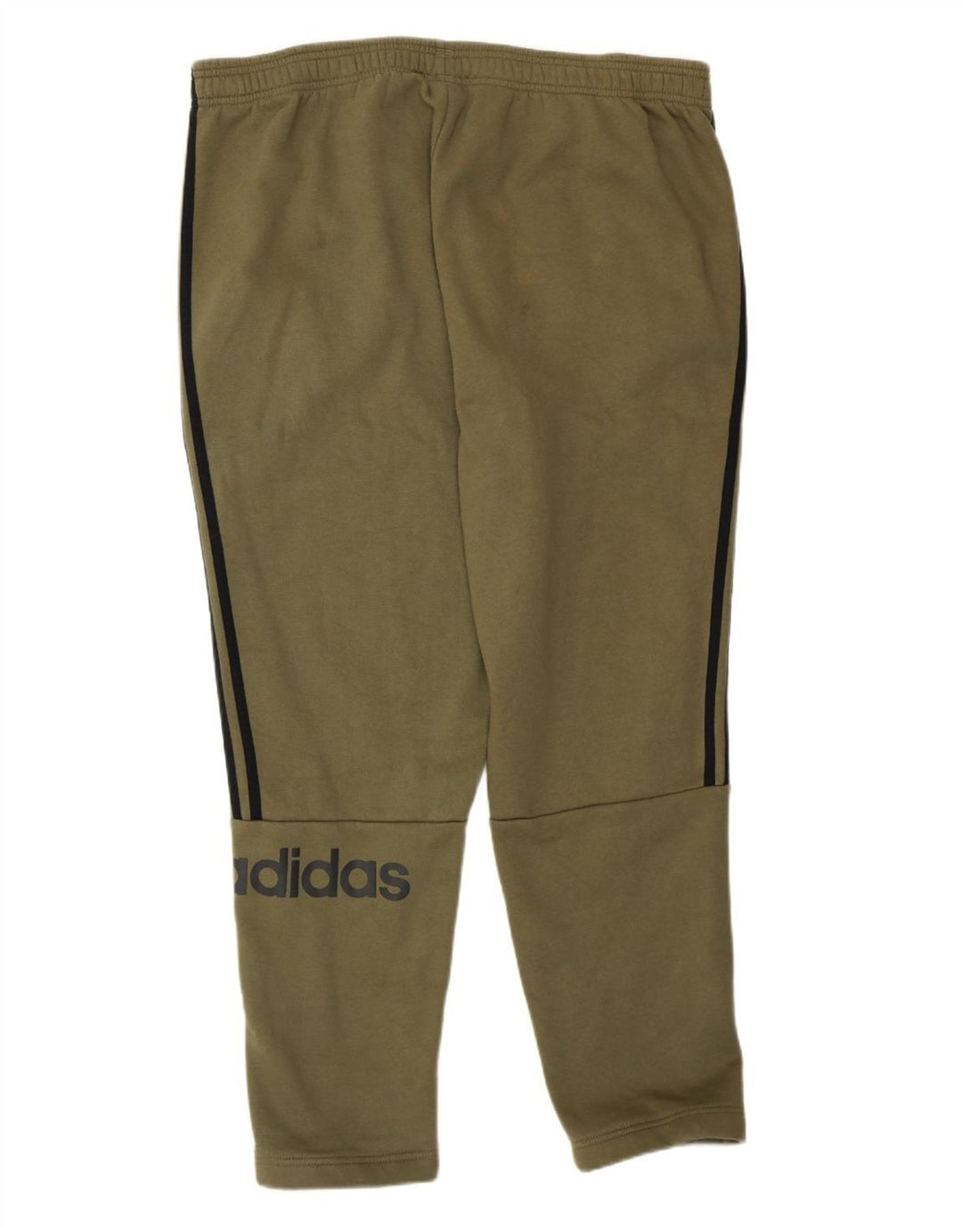 Adidas Mens Graphic Tracksuit Trousers 2XL  Khaki Cotton