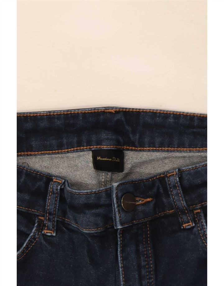 Massimo Dutti Womens Slim Jeans W28 L26 Navy Blue
