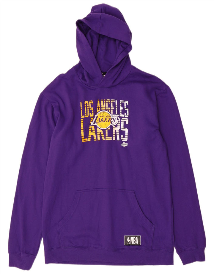 NBA Boys Los Angeles Lakers Graphic Hoodie Jumper 15-16 Years Purple