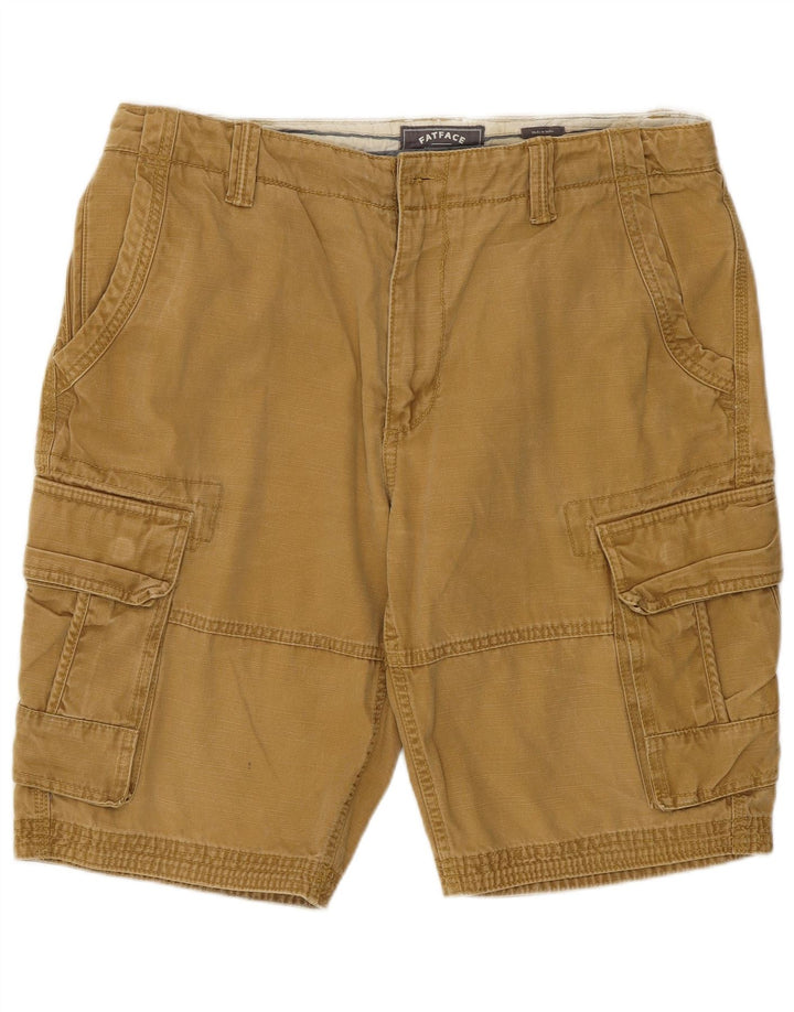 Fat Face Mens Cargo Shorts W36 Large  Beige Cotton
