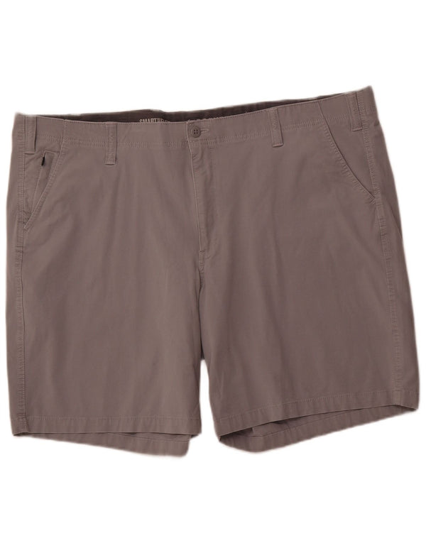 DOCKERS Mens Chino Shorts W48 4XL Grey Cotton
