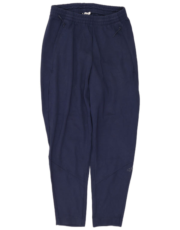Adidas Mens Tracksuit Trousers Joggers Small  Navy Blue Viscose