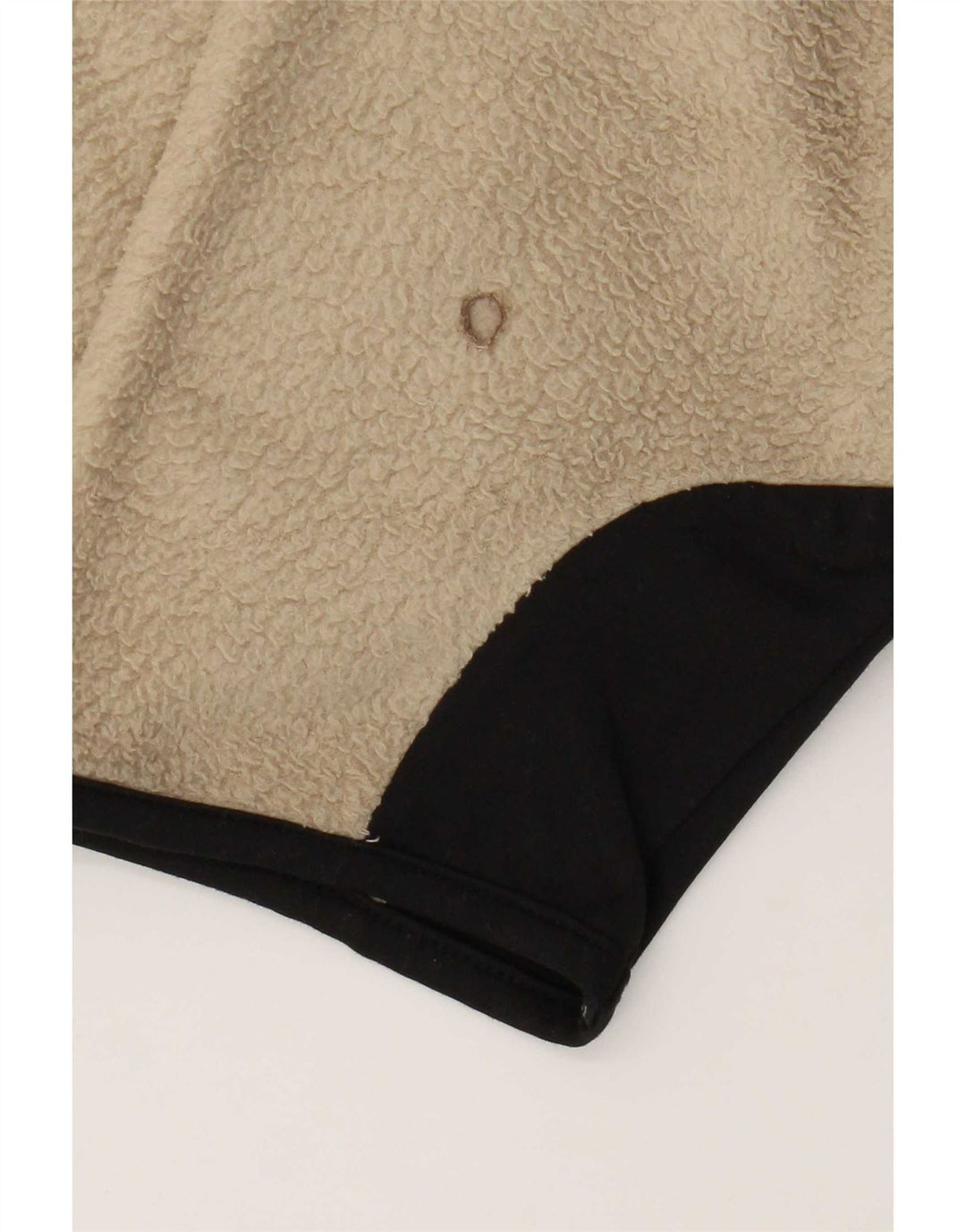Fila Mens Fleece Jacket UK 36 Small Beige Colourblock Polyester