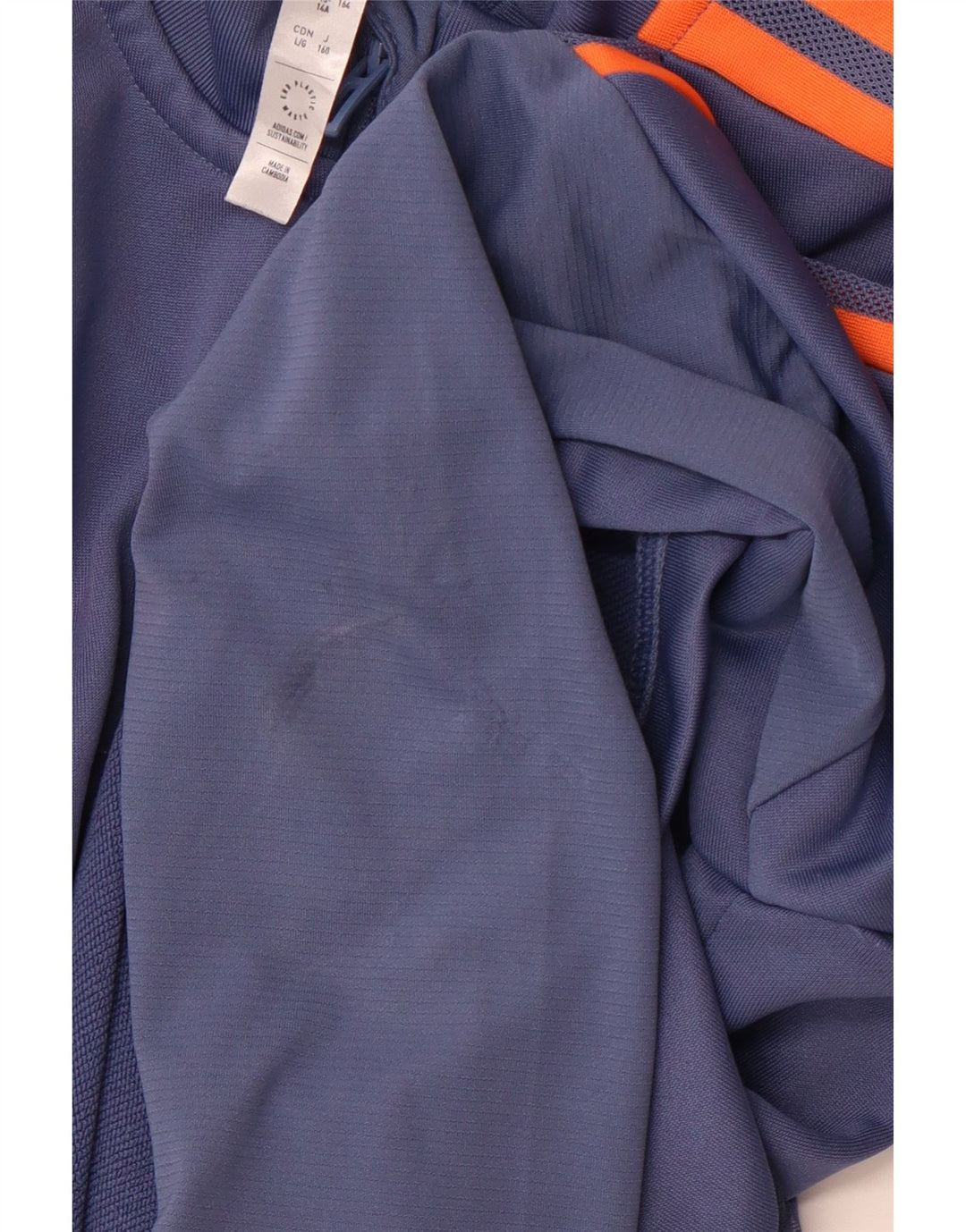 ADIDAS Boys Manchester United Pullover Tracksuit Top 13-14 Years Blue