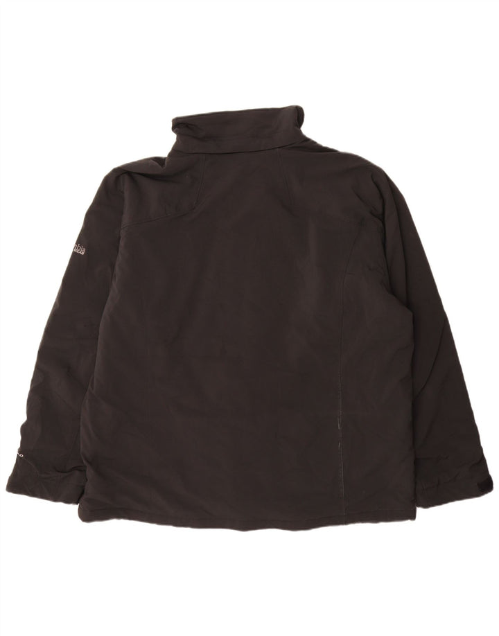 Columbia Mens Windbreaker Jacket UK 42 XL Black Polyester