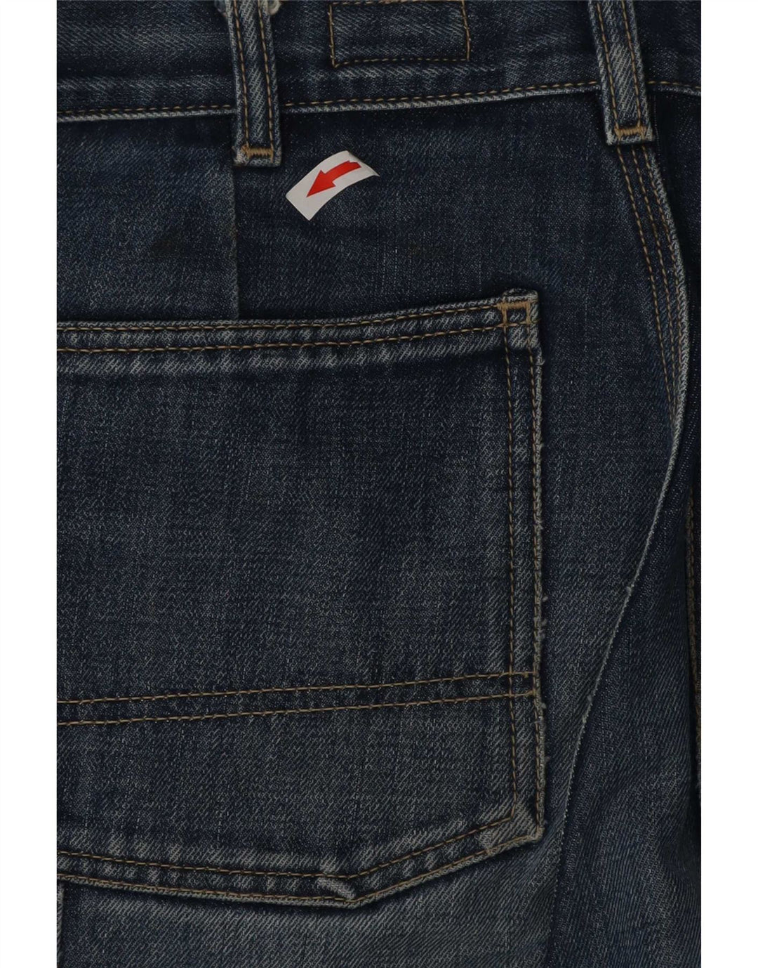 Gas Mens Straight Jeans W29 L33 Blue Cotton