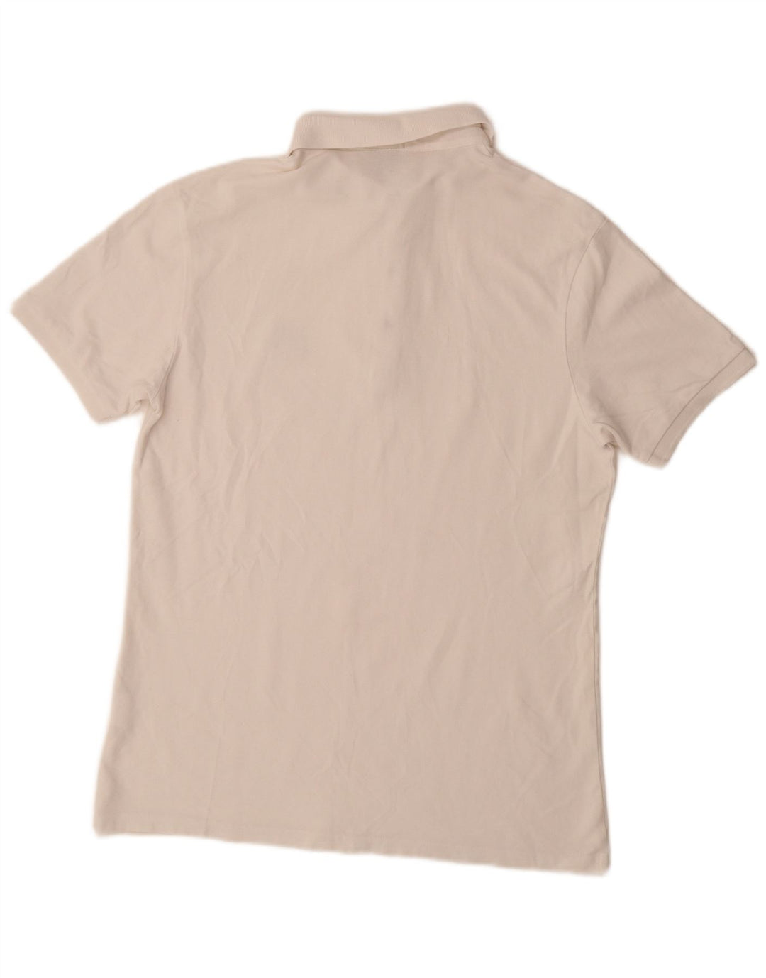 HUGO BOSS Mens Slim Fit Polo Shirt Large White Cotton