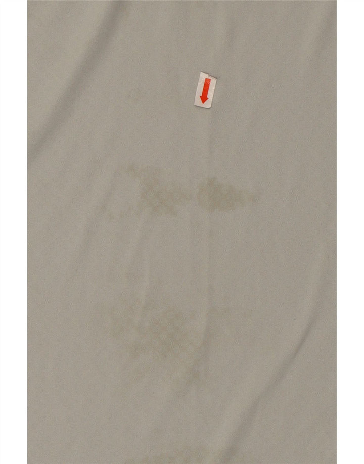 COLUMBIA Mens Omni-Freeze Zero Polo Shirt Small Grey Polyester