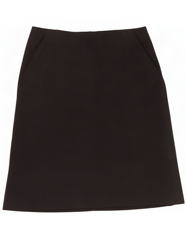Cos Womens A-Line Skirt Small W29 Black Viscose